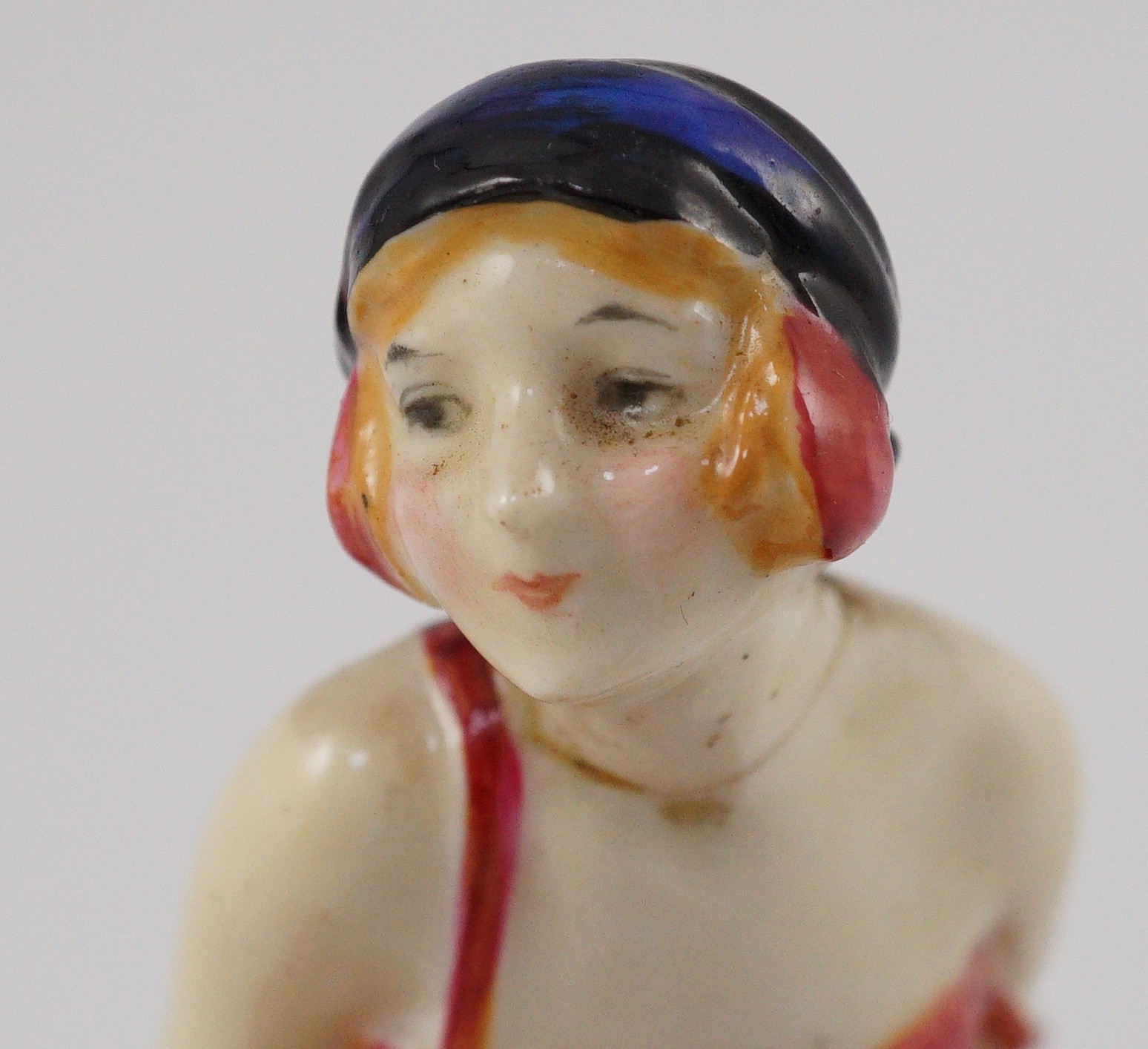 A rare Royal Doulton figure, 'Negligee' HN1272, 12cm high, head broken and restuck